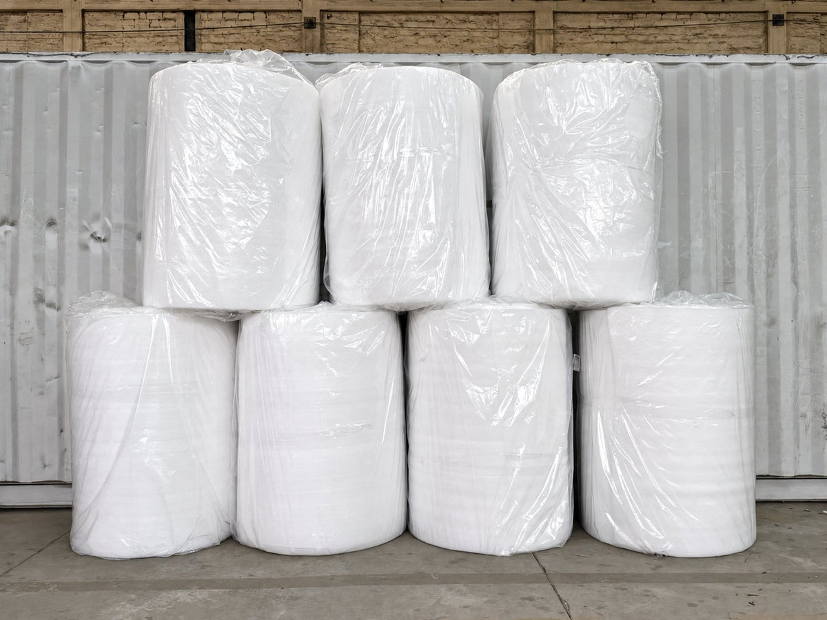 Rollos de espuma de polietileno EPE blanca
